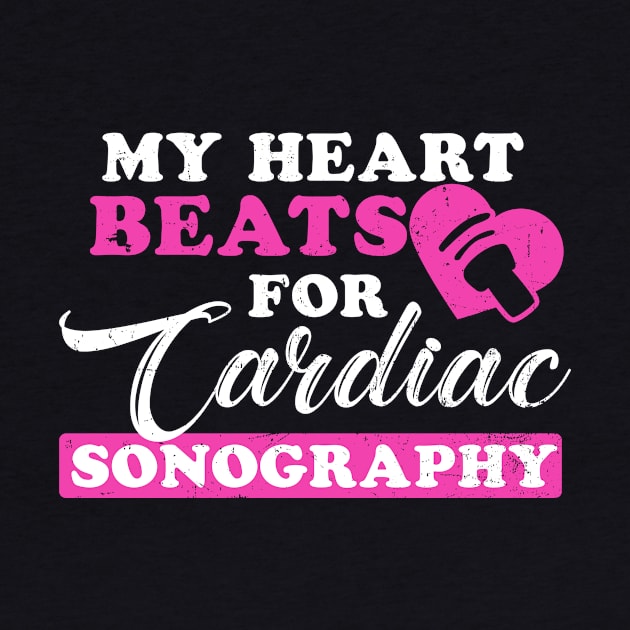 Cardiac Sonographer Shirt | My Heart Beats For Gift by Gawkclothing